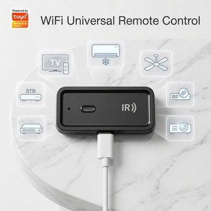 Télécommande universelle intelligente Tuya IR WiFi pour TV, DVD, climatiseur, compatible Alexa et <span class=keywords><strong>Google</strong></span> <span class=keywords><strong>Home</strong></span>, portée 20m - Product Image 1