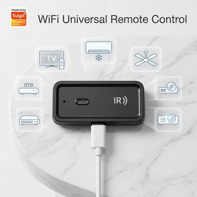 Tuya Smart IR Remote Control Universal WiFi Remote Controller TV DVD Air Conditioner Alexa Google Home 20m