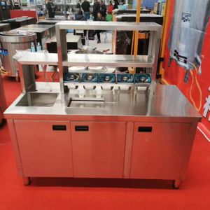 Equipos para Hoteles y Restaurantes, Diseño de Mostrador para Tienda de Té con Leche, Mostrador Comercial para Té de Burbujas, Estación de Trabajo para Té de Burbujas en Restaurantes - Product Image 5