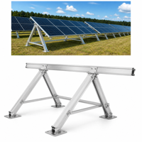 Système de support de montage au sol pour panneaux solaires photovoltaïques – Vente chaude
