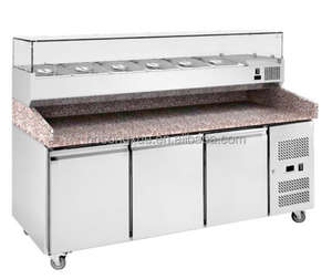 Equipo de cocina para restaurante comercial, barra de ensaladas, mesa de preparación de Pizza, Mostrador de Pizza refrigerado - Product Image 2