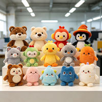 Poupée en peluche Kawaii personnalisable, en coton et polyester, rembourrage en coton PP, fabriquée par la marque Jiangsu Sharon - Cadeaux pour filles, objets de collection