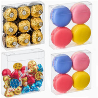 Boîtes personnalisées transparentes en PVC, PET, plastique ou acétate pour sous-verres de bar, jouets, compléments alimentaires, boissons énergisantes, sachets de thé, café et bâtonnets.