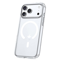 Coque transparente antichoc magnétique avec bouton IA pour appareil photo pour iPhone 17 Air et iPhone 17 Pro Max