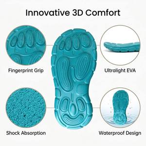 Semelle de chaussure de sport en EVA texturée 3D ultralégère, antidérapante, avec motif topographique, fabrication sur mesure - Product Image 4