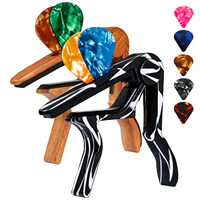 Professional Durable Aluminum Acoustic/Electric Guitar & Bass Capo with Classical Metal Clamp