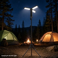 Lanterne de camping IP65 8000mAh 270 LED, lampe torche 3 modes de couleur, lumière de travail, batterie externe USB-C, trépied, expédition rapide depuis l'entrepôt américain