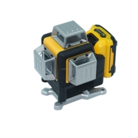 Kit de niveau laser industriel 12V Max vert 12 lignes 3*360 auto-nivelant avec batterie rechargeable incluse pour la construction et le nivellement