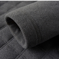 Vente en gros en usine, manteau chaud matelassé pour hommes, nouveau design, veste polaire automne-hiver de taille européenne pour personnes âgées