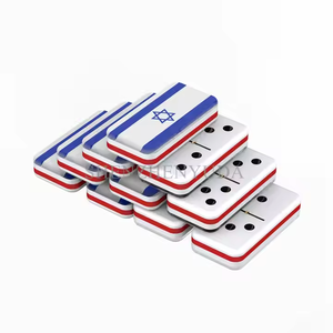 Haut de gamme 4 couches ensemble de 28 acrylique Irak <span class=keywords><strong>drapeau</strong></span> dessiner des <span class=keywords><strong>dominos</strong></span> jeu bloc <span class=keywords><strong>drapeau</strong></span> vif D6 <span class=keywords><strong>dominos</strong></span> avec Spinner - Product Image 6