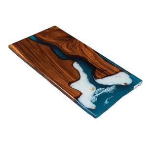 Resina epóxi mesa de jantar, resina de alta qualidade sólida sala de jantar móveis casa móveis de madeira t/t - Product Image 1