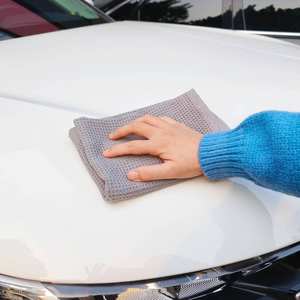 <span class=keywords><strong>Serviette</strong></span> gaufrée en microfibre 3D 40x40cm, absorbante, anti-odeur, avec logo personnalisé, pour le nettoyage domestique - Grande Vente - Product Image 4