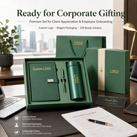 Coffret Cadeau Promotionnel Personnalisé avec Boîte – Articles de Luxe pour Entreprises : Tasse Isotherme, Carnet et Stylo – Kits Exécutifs