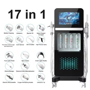 Máquina de Hidrodermoabrasión Multifuncional Original 17 <span class=keywords><strong>en</strong></span> 1 con Carro, para Limpieza, Lifting, Anti-Acné, Eliminación de Manchas y Cuidado de <span class=keywords><strong>Ojos</strong></span> - Product Image 3