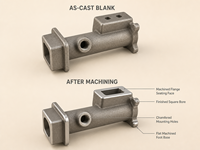 Base de support structurel en acier inoxydable, fabriquée sur mesure par procédé de moulage par inversion au solfure de silicium, réalisable par usinage selon plans