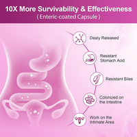 Capsules prébiotiques et probiotiques fonctionnelles pour femmes, marque privée Rosebest OEM, pour la santé de l'intestin, de la digestion, des voies urinaires et vaginales