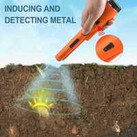 GP-Pointer Mini Detektor Logam Portabel Plastik Genggam untuk Pencarian Emas dengan Baterai 9V