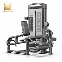 Machine combinée ZY 2-en-1 pour extensions et curls des jambes, équipement de musculation assis à sélection de poids pour salle de sport commerciale