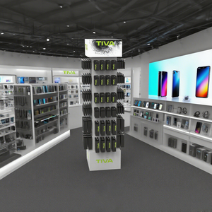 Apache tùy chỉnh tầng điện thoại di động Phụ Kiện hiển thị đứng cho điện thoại di động cửa hàng đặc sản - Product Image 4