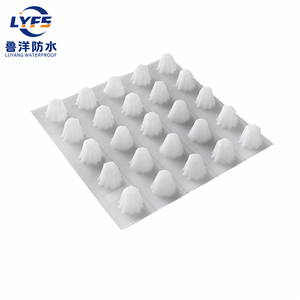 Geokomposit-Drainageplatte mit Vliesstoff-Geotextilfilter HDPE-Dimple-Drainagematte 8mm-25mm - Product Image 3
