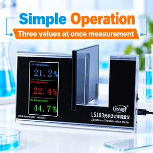 Analyseur de transmission spectrale Linshang LS183 pour les tests de lumière UV, IR et visible sur le verre, l'acrylique, le PC et le film - Product Image 3