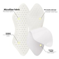 DAMEI Coussinets de talon en nid d'abeille SEBS pour talons hauts, anti-frottement, antidérapants, auto-adhésifs, réglables, matériaux et accessoires de réparation de chaussures