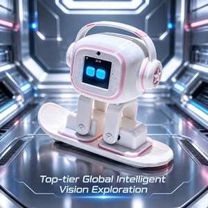 Jouet intelligent interactif pour animaux de compagnie EMO, jouet éducatif avec conversation vocale, apprentissage multilingue, <span class=keywords><strong>robot</strong></span> <span class=keywords><strong>IA</strong></span> - Product Image 4