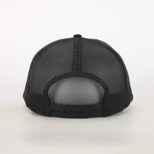 Gorra de béisbol curvada con marco K personalizado, gorra de camionero ajustable de malla a la moda, bordado negro plano de dos tonos para exteriores, informal - Product Image 5