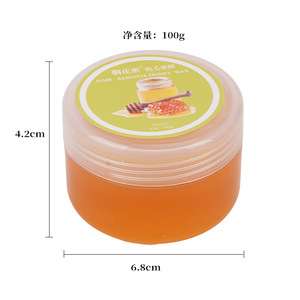 <span class=keywords><strong>Cera</strong></span> <span class=keywords><strong>Depilatoria</strong></span> a Base d'Acqua al Profumo di Limone con Resina, Facile da Applicare per Rimozione Peli di Viso, Gambe e Corpo, Contenitore da 100g - Product Image 2