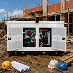 Groupe électrogène diesel silencieux entièrement <span class=keywords><strong>automatique</strong></span> Ricardo 20kw 30kw 40kw 50kva 60kw 75kva 80kw 100kw avec ATS, le plus vendu - Product Image 1