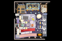 Centre d'interaction familial intérieur Kidscamp : Compagnie chaleureuse, sécurité, éducation, toboggan, balançoire, jeu de rôle, maison pour parents et enfants