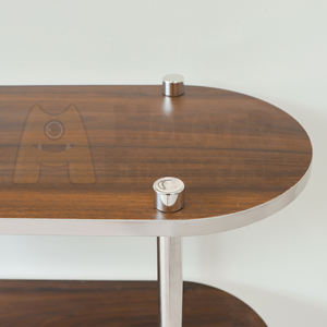 Étagères de la série UrbanSteel, cadre en acier inoxydable, résistant à la rouille et à la corrosion, design arrondi lisse, entretien facile, LPM réversible, blanc - Product Image 5