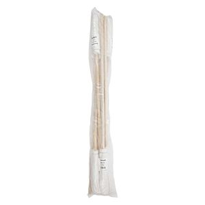 Boardwalk BWK112R 12 Oz. White Rayon Head 48 In. Oak Wood Handle Deck <b>Mops</b> 6-Pack - Product Image 5