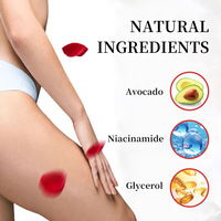 Crème éclaircissante corporelle à base de plantes OEM/ODM pour femmes adultes, aisselles, cuisses, genoux intérieurs, hydratante et blanchissante