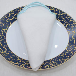 Serviette en lin solide Serviettes et accessoires Décoration de table à manger - Product Image 3