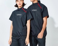 Combinaison de sauna unisexe pour hommes, anti-déchirure, vêtements de sport pour la salle de sport, vêtements d'entraînement à domicile, veste de transpiration