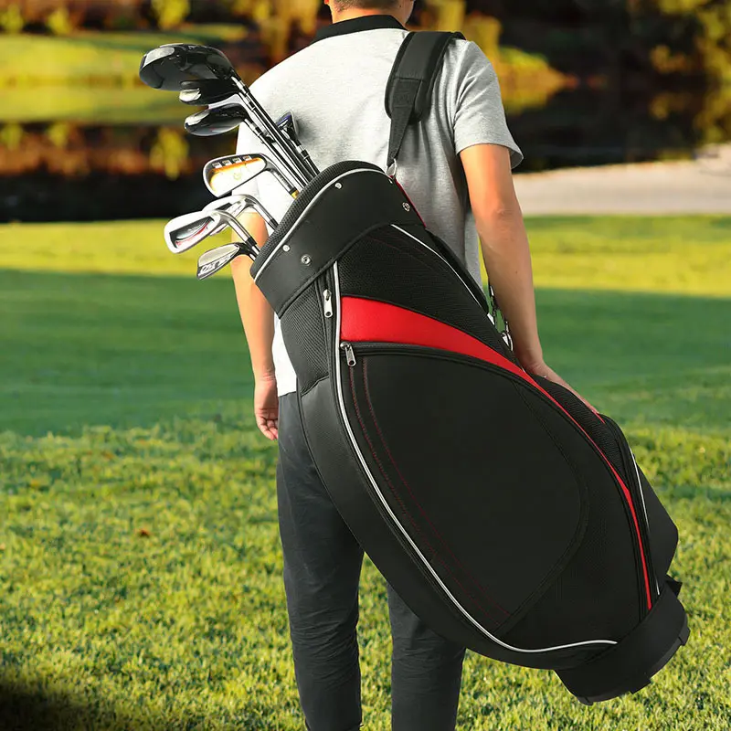 Individuelle hochwertige Golf-Gewehr-Tasche Nylon-Schiffs-Golf-Ständertaschen Outdoor-Tasche für Herren