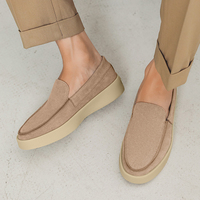 Nouveaux Mocassins Homme de Luxe à Enfiler, Design Tendance, Noirs, Prix Bas, Plats, Chic et Décontractés, Vente Chaude d'Usine, Marque USA