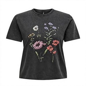 T-shirt da donna S/S Top Jrs <span class=keywords><strong>Noos</strong></span>, carina, estiva, 100% cotone, con stampa floreale - Product Image 2