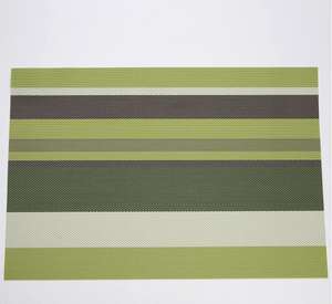 Napperon en similicuir PVC écologique en gros Tapis de vidange résistant à l'huile avec rayures classiques pour décorations de cuisine et de mariage - Product Image 5