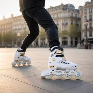 Ensemble complet de patins à roulettes pour adultes, enfants, débutants et professionnels, tissus en microfibre, modèle Terminator-Ice, patins en ligne - Product Image 2
