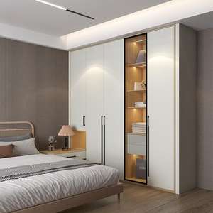 Meubles de chambre à coucher de luxe garde-robe organisateurs de placard promenade dans le placard pour les vêtements garde-robe personnalisée - Product Image 6