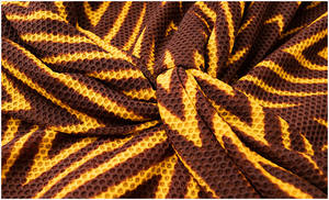 Vestido de Noche con Estampado, Manga Larga, Cuello en V, Cintura Ajustada y Volantes, Largo hasta la Rodilla, Personalizado de Fábrica FMY69428 para Damas - Product Image 5