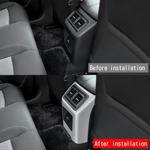 Protection anti-coup de pied arrière pour <span class=keywords><strong>Mazda</strong></span> CX60 <span class=keywords><strong>CX</strong></span> <span class=keywords><strong>60</strong></span> 2022 <span class=keywords><strong>2023</strong></span> 2024 en fibre de carbone pour grille d'aération arrière - Product Image 3