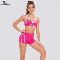 Tenue de danse personnalisée par sublimation pour équipe, vêtements de studio de danse respirants haute performance