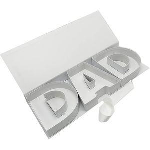 Grande boîte cadeau de luxe avec logo personnalisé de qualité supérieure en carton rigide mat noir pour papa boîte d'emballage en papier pour <span class=keywords><strong>la</strong></span> fête <span class=keywords><strong>des</strong></span> pères - Product Image 2