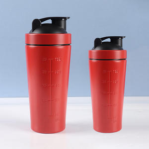 Nouvelle bouteille d'eau de sport de 500 ml, isolée sous vide, en acier inoxydable, pour les protéines, gobelet mélangeur de protéines pour le sport - Product Image 4