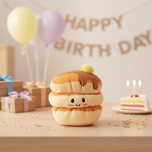 Peluche Moderno Marrone da 8 Pollici con Stampa Digitale, Modello Giocattolo NYFY-1229, Regalo di Compleanno, MOQ 100 - Product Image 3