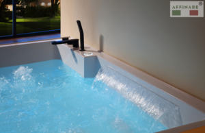 อ่างน้ําวนมุมนวดสีขาวอ่างอาบน้ําอะคริลิคอเนกประสงค์แฟชั่นทนทานอะคริลิคอ่างอาบน้ําในห้องน้ําสมัยใหม่ - Product Image 5