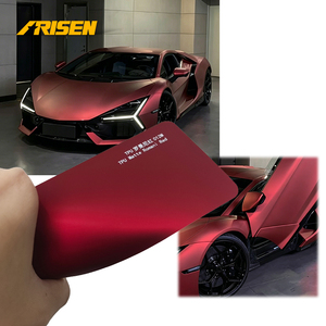 <span class=keywords><strong>Vinilo</strong></span> <span class=keywords><strong>Adhesivo</strong></span> Líquido Rojo Romeno de Alta Calidad TPU PET PVC, Rollo Metálico Rojo para Envoltura de Autos - Product Image 1